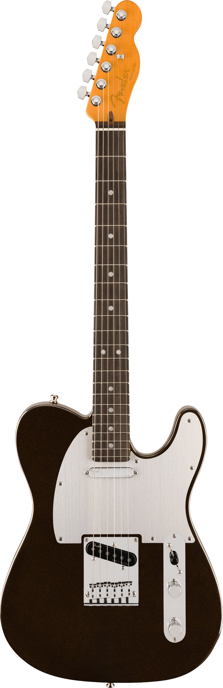 Fender American Ultra II Telecaster, Ebony Fingerboard, Texas Tea
