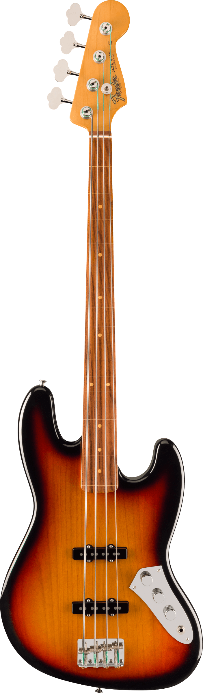 ベース Fender Jaco Pastorius Jazz Bass Fender Jaco Pastorius Jazz Bass, Fretless, Pau Ferro Fingerboard, 3-Co