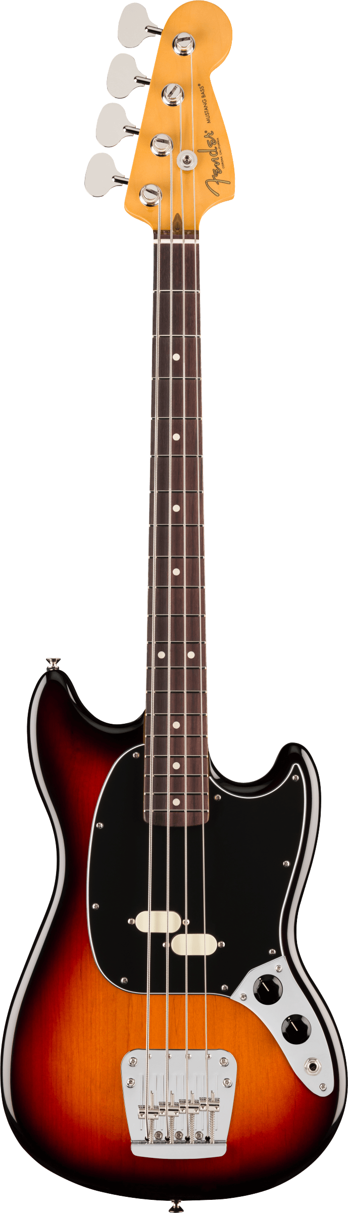 ベース Fender Mustang Bass RW SBL Fender American Professional Classic Mustang Bass, Rosewood Fingerboar