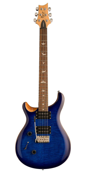 PRS SE Custom 24-08 Left-Handed Electric Guitar - Faded Blue Burst