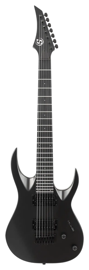 S by Solar AB4.7C 7-String Electric Guitar - Carbon Black Matte