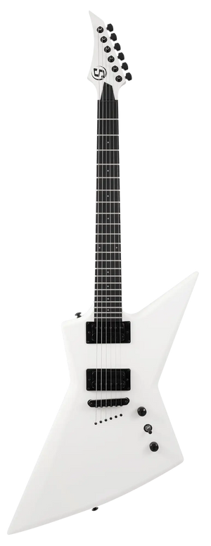S by Solar EB4.6W Electric Guitar - White Matte