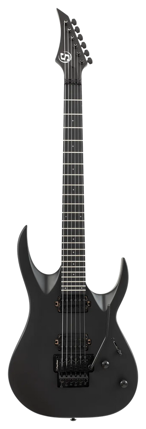 S by Solar AB4.6FRC Electric Guitar w/Floyd Rose - Carbon Black Matte