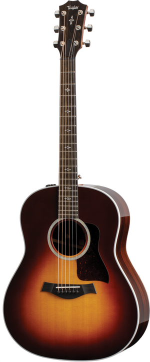 Taylor 417e-R Electric Acoustic Guitar, Tobacco Sunburst Top