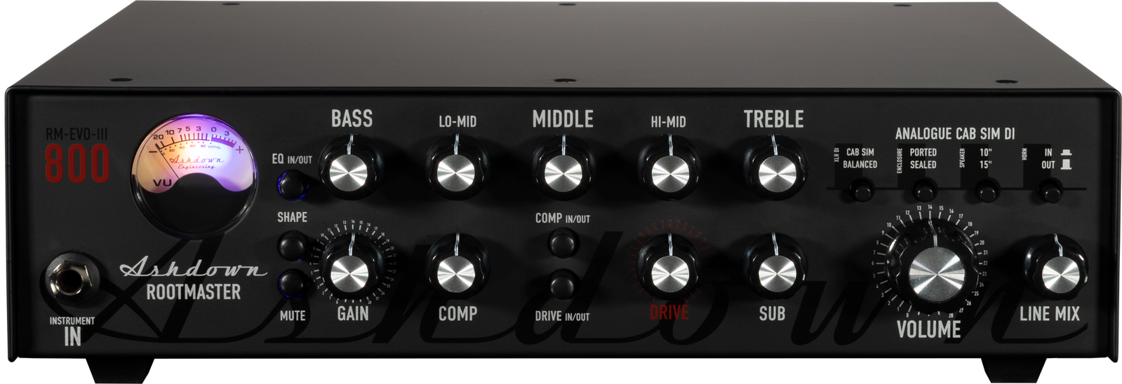 Ashdown Rootmaster RM-800 EVO III Bass Head