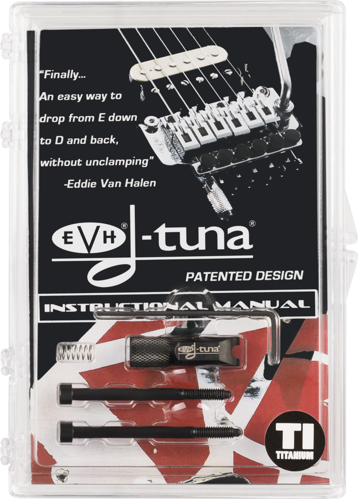 EVH D-Tuna Titanium, Black