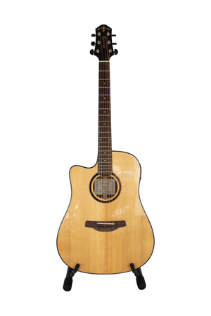 Crafter HD-500CE/N Left-Handed Dreadnought Cutaway Acoustic w/ Gig Bag