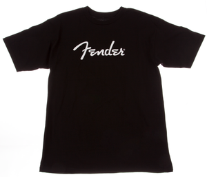 Fender Spaghetti Logo T-Shirt, Black, M