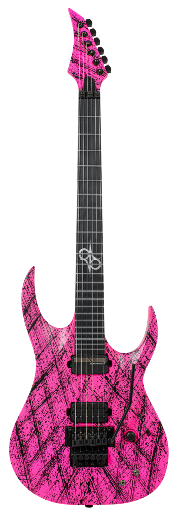 Solar A1.6FRPN Canibalismo Sustainiac+ Electric Guitar - Pink Neon Mat