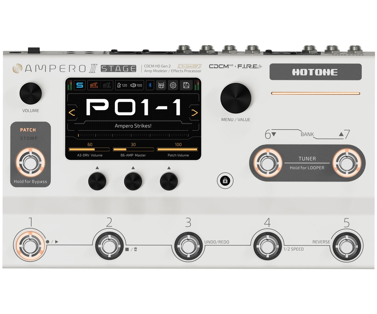 ライ　HOTONE Ampero ii stage Hotone Ampero II Stage - Amplifier Modeller / Effects Processor