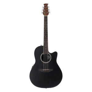 Ovation Applause AB24-5S Mid Depth Acoustic Guitar in Black Satin