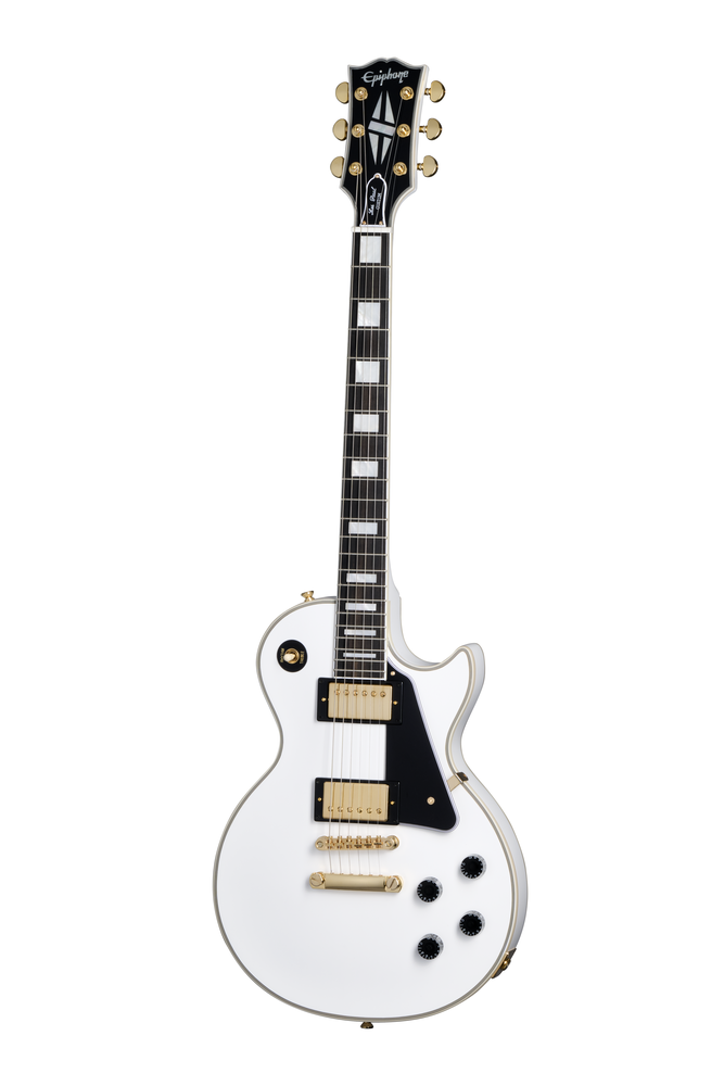 【12327】Epiphone Les paul Custom White ECLPCAWGH1_1.png?v=1712200974