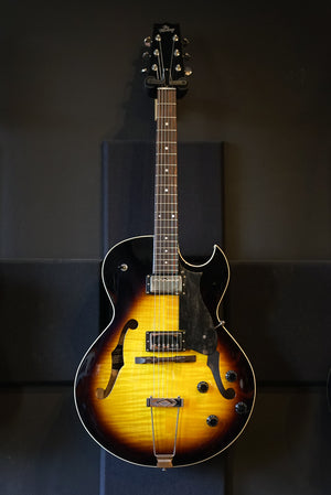Heritage H-575 Hollow Electric Guitar with Case Original Sunburst
