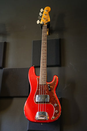 Fender Custom Shop Limited Edition 1962 Precision Bass Relic, Aged Candy Apple Red