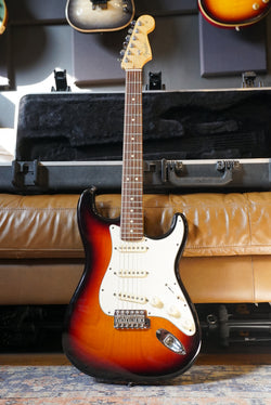 Pre-Owned Fender American Standard Stratocaster 3-Tone Sunburst w/Case 2011