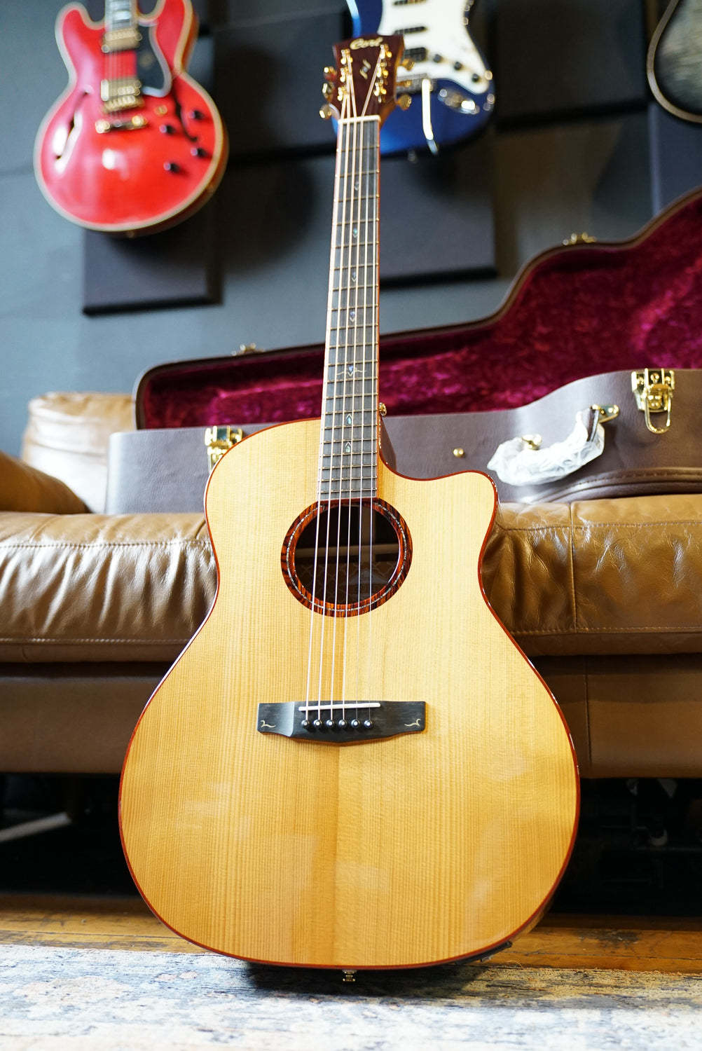 Cort Gold-A10 Cocobolo Acoustic Guitar w/ Hard Case