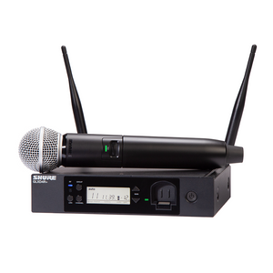 Shure Wireless Digital Handheld System GLXD2+; SM58 Mic; GLXD4R+