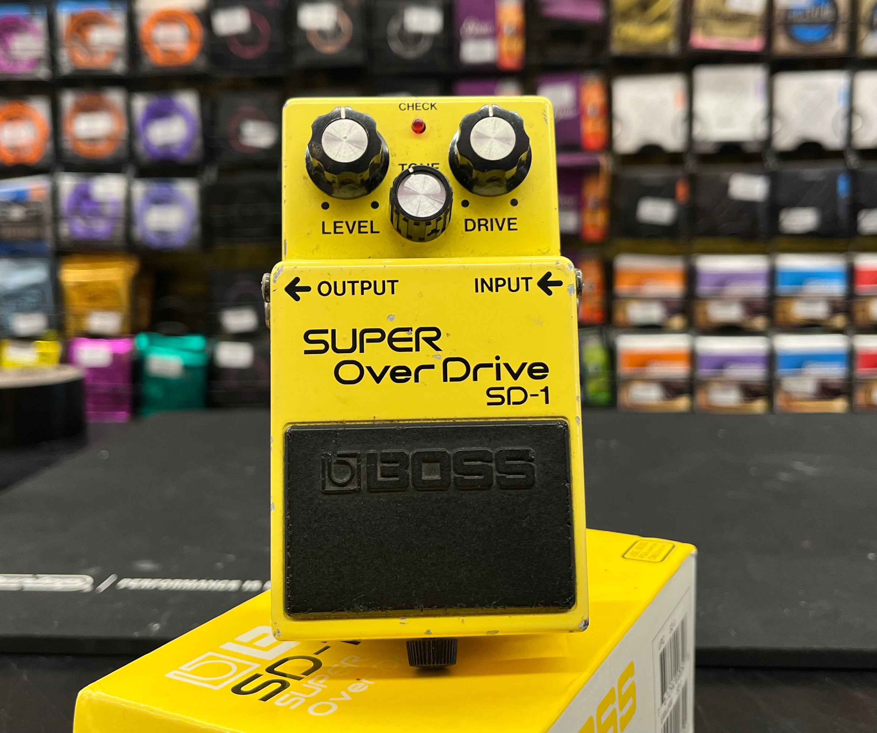 PreOwned BOSS SD1 Super Distortion Pedal Made in Japan