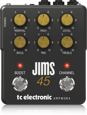 TC Electronic Ampworx JIMS 45 Dual-Channel Guitar Preamp top