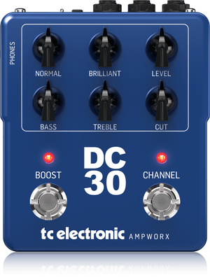 TC Electronic Ampworx DC30 Dual-Channel Guitar Preamp top