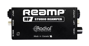 Radial Reamp HP - Convert Headphone Output to Guitar Reamp Signal top view