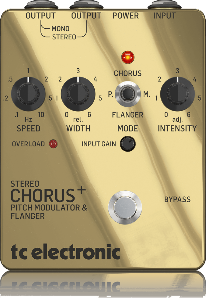 ギター tc electronic SCF GOLD TC Electronic SCF Gold Limited Edition Chorus / Flanger Pedal
