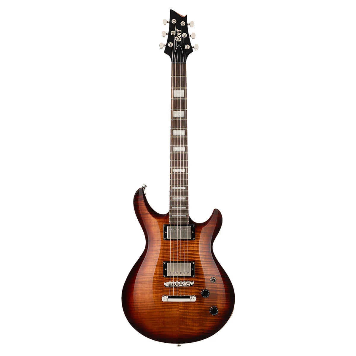 Cort M600 Electric Guitar, Tobacco Sunburst