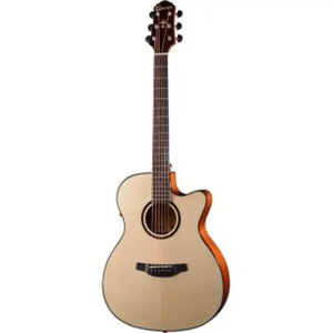 Crafter HT-500ce OM Acoustic Electric Guitar w/ Gig Bag