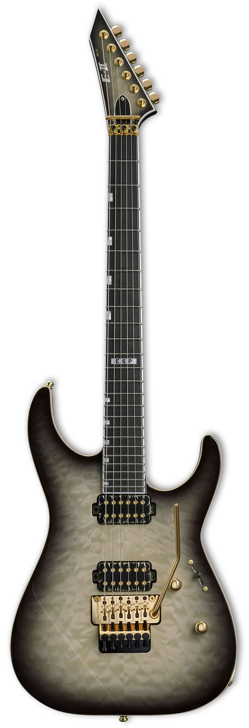 ESP E-II M-II Black Natural Burst