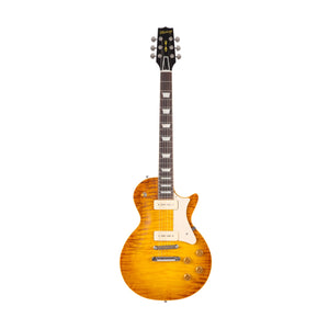 Heritage Custom Shop Core Collection H-150 P90 Electric Guitar with Case, Dirty Lemon Burst