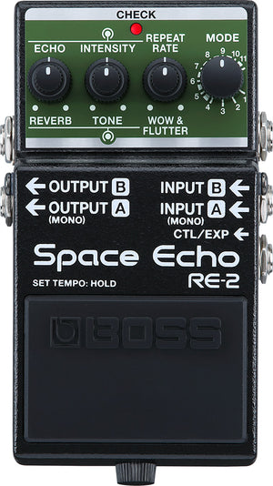 Boss RE-2 Space Echo Compact Pedal top
