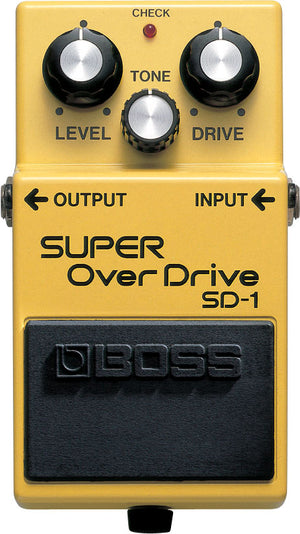 BOSS SD1 Super Overdrive top
