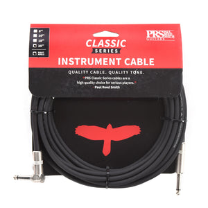 PRS Classic Instrument Cable - 25ft - Straight-to-Right Angle