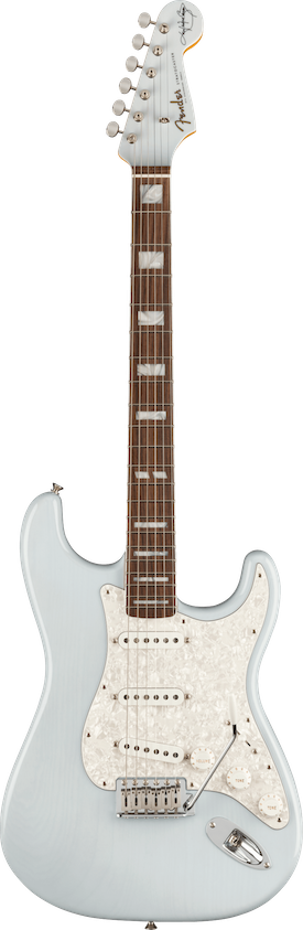 Fender Kenny Wayne Shepherd Stratocaster®, Rosewood, Transparent Faded Sonic Blue