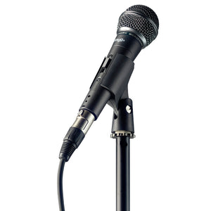 Stagg Performer set with cardioid dynamic microphone, boom stand, XLR/XLR cable, rubber clamp and bag