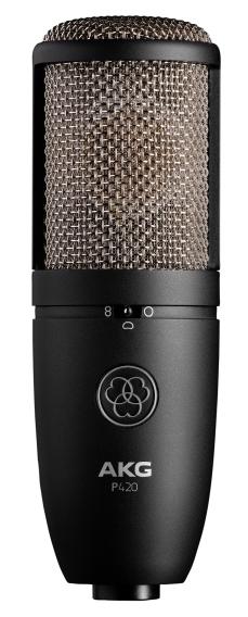 AKG P420 Large 1-inch dual diaphragm multi-pattern true condenser microphone
