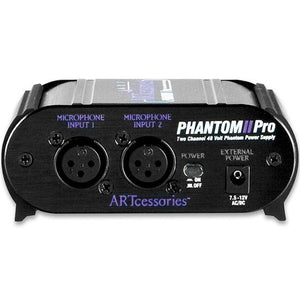 ART Phantom II Two Channel 48V Phantom Power Supply