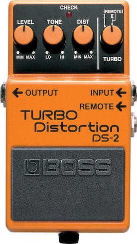 BOSS DS-2 Turbo Distortion Pedal.