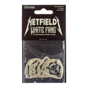 Dunlop James Hetfield White Fang Custom Flow Pick Players Pack (1.0mm)