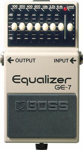 BOSS GE7 7 Band Graphic Equalizer top
