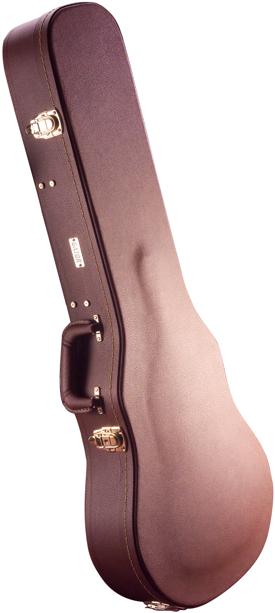 Gator Cases GW-LP-BROWN. Deluxe Wood Case for Les Paul-Style Guitars; Vintage Brown Exterior