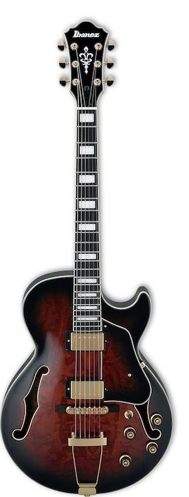 h*e様 Ibanez AG95QA-DBS/スモールボディフルアコ・ウッドブリ Ibanez アイバニーズ AG95QA DBS フルアコ エレキギター Dark Brown