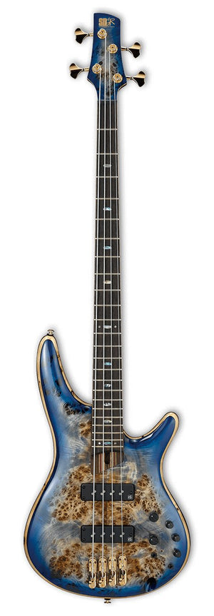Ibanez SR2600 CBB Premium Bass Guitar in Case Cerulean Blue Burst