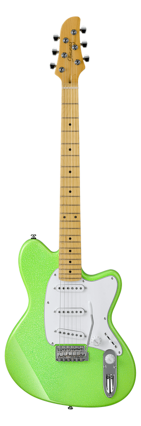 ギター Ibanez YY10 Slime Green Sparkle Ibanez Yvette Young YY10 Slime Green Sparkle