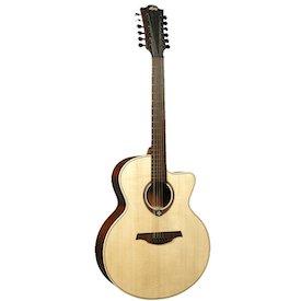 LAG T177 12 String Jumbo Acoustic Electric