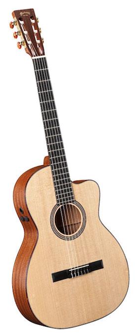 Martin 000C NYLON 12th Fret Cutaway Nylon String Guitar.