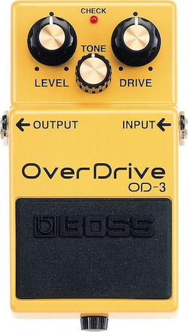 BOSS OD3 Overdrive Pedal top