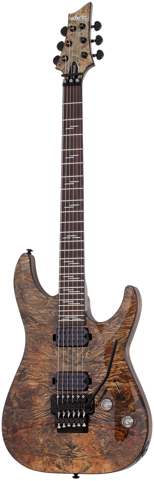 Schecter OMEN ELITE-6 FR Charcoal guitar