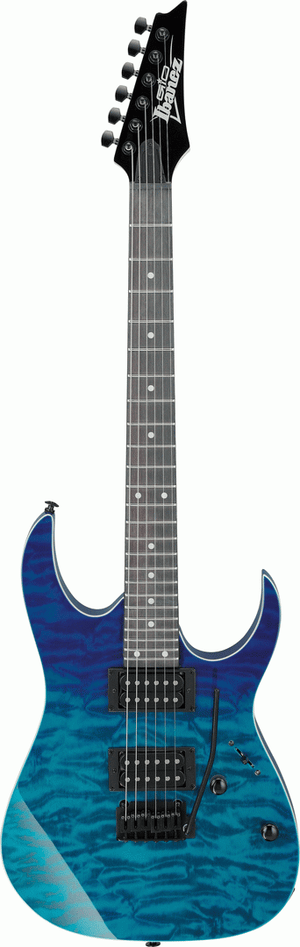 Ibanez Gio RG120QASP BGD Blue Graduation Electric Guitar