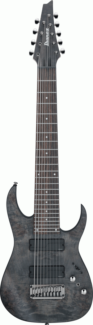 Ibanez RG9PB TGF Transparent Grey Flat 9 String Electric Guitar